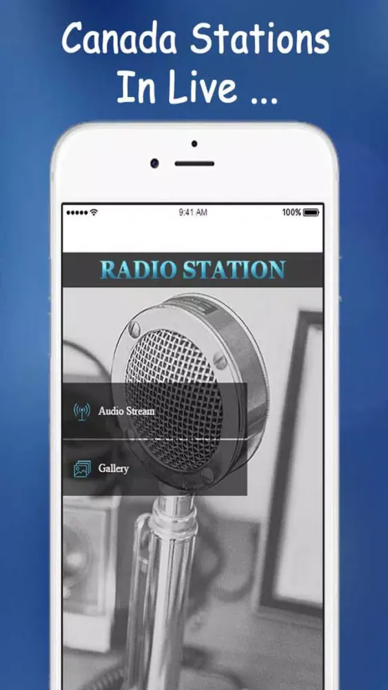 Tangkapan layar ` A Radios Canada FM