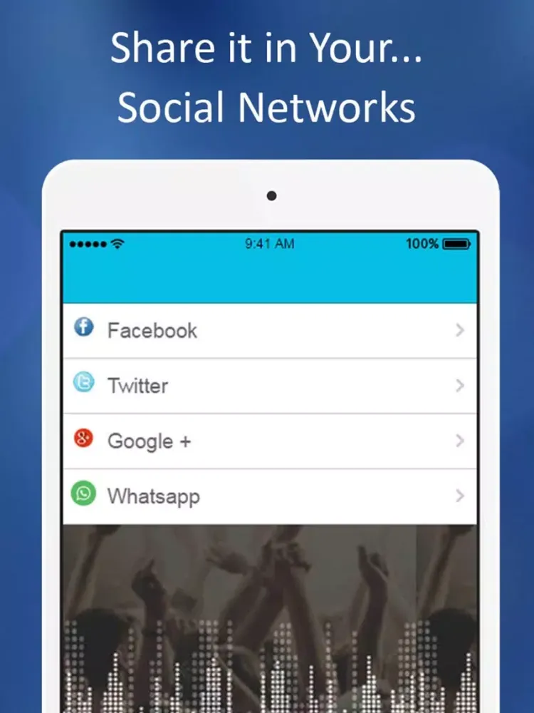Ảnh chụp màn hình của `Holland Radios Stations. iPad 