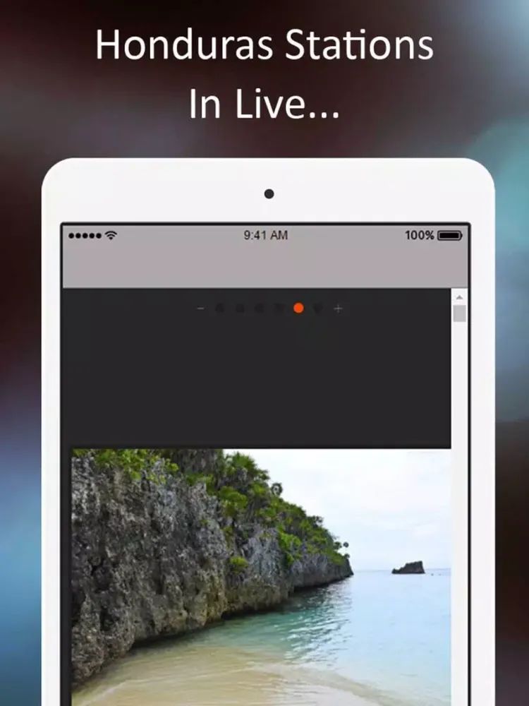 ภาพหน้าจอของ ´Honduras Stations: Music, Entertainment and AM . iPad 