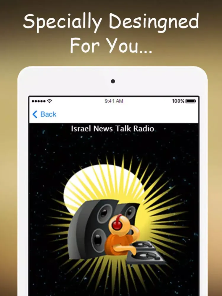 A + Israel Radio's Stations AM iPad  Ekran Görüntüleri