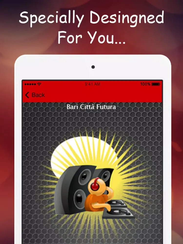 Ảnh chụp màn hình của A + Italian Free Radios:Stations AM. iPad 