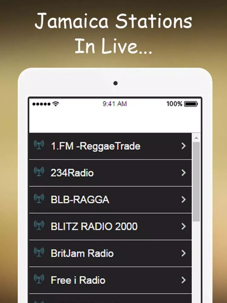 تصاویر ` Radio Jamaica Live. iPad 