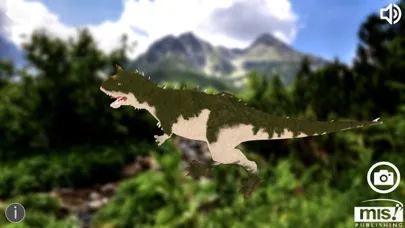 Tangkapan layar MIS DinoHunter AR