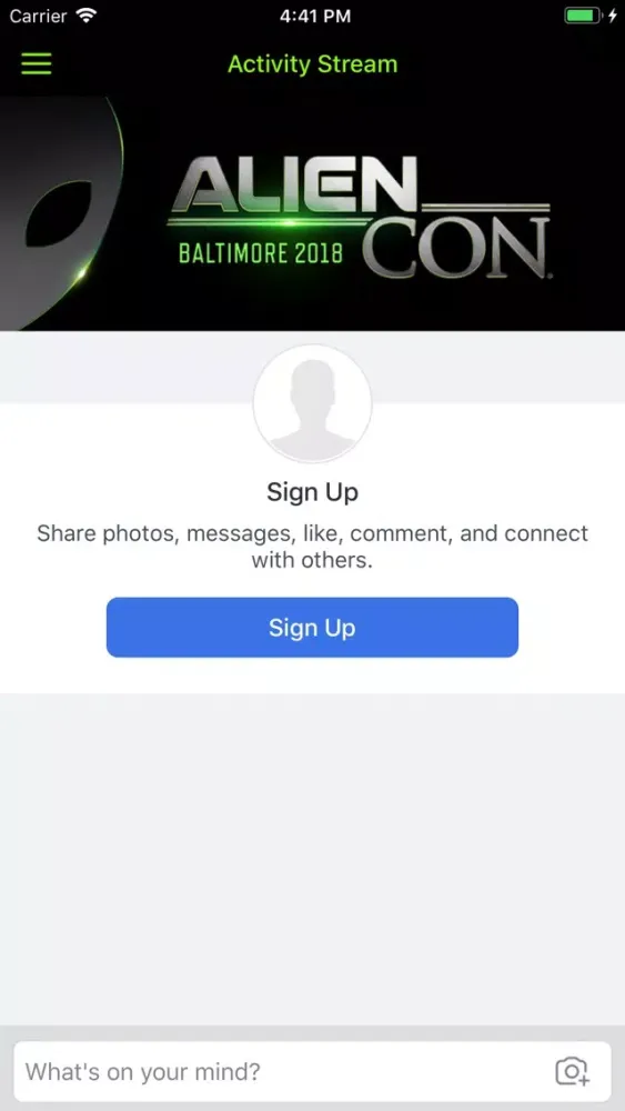 Capturas de pantalla de AlienCon 2018 Baltimore