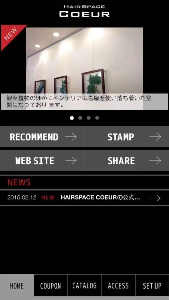HAIRSPACE COEUR سکرین شاٹس