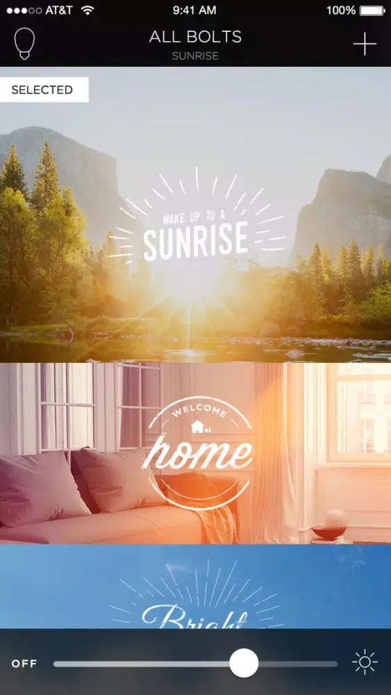 Ảnh chụp màn hình của Misfit Home