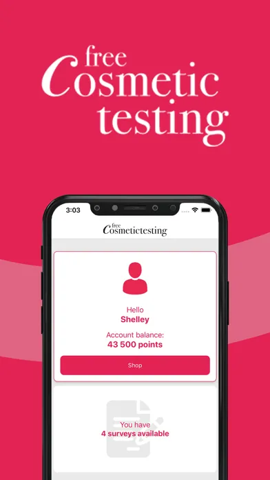 Tangkapan layar Free Cosmetic Testing