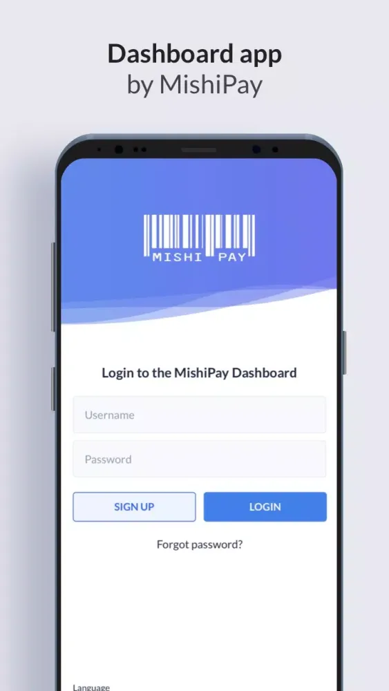 MishiPay Dashboard應用截圖