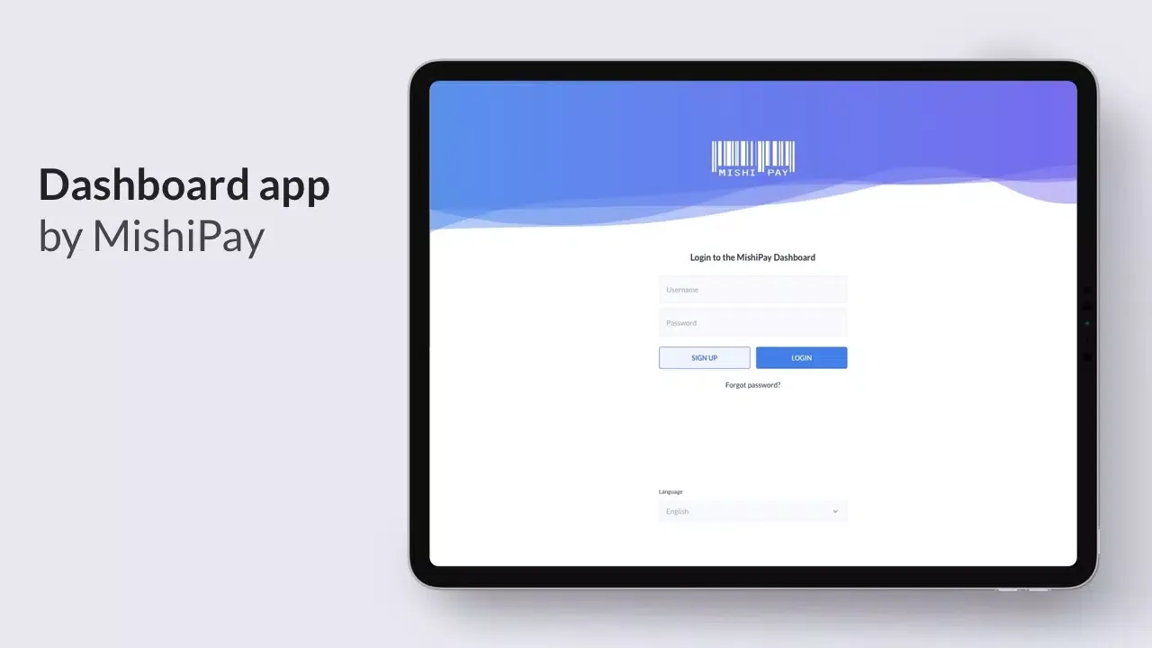 MishiPay Dashboard應用截圖