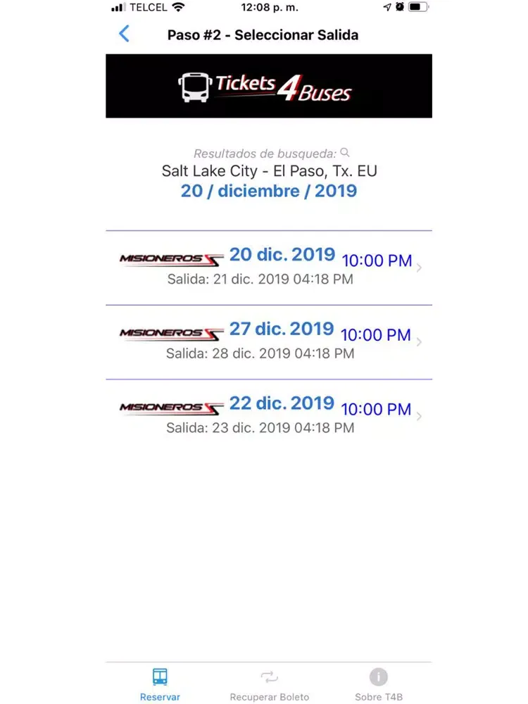 Tickets4Buses iPad 應用截圖