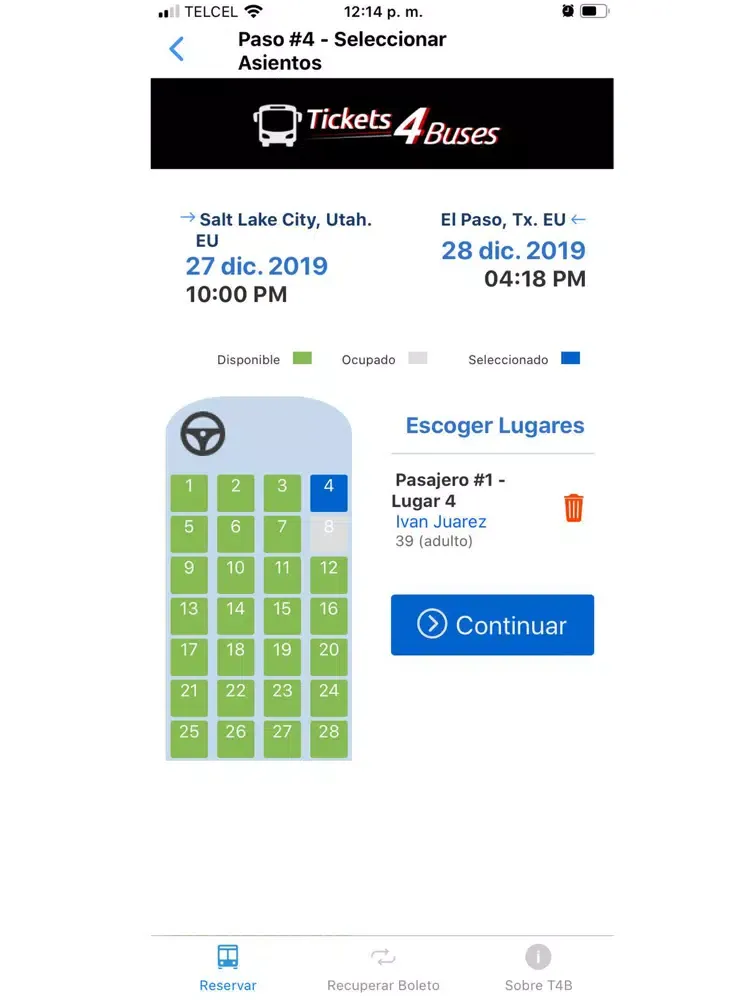 Tickets4Buses iPad 應用截圖