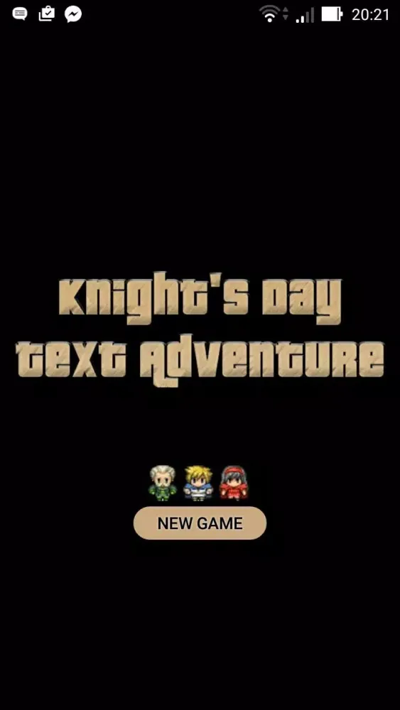 Knight's Day: Text Adventure Screenshots