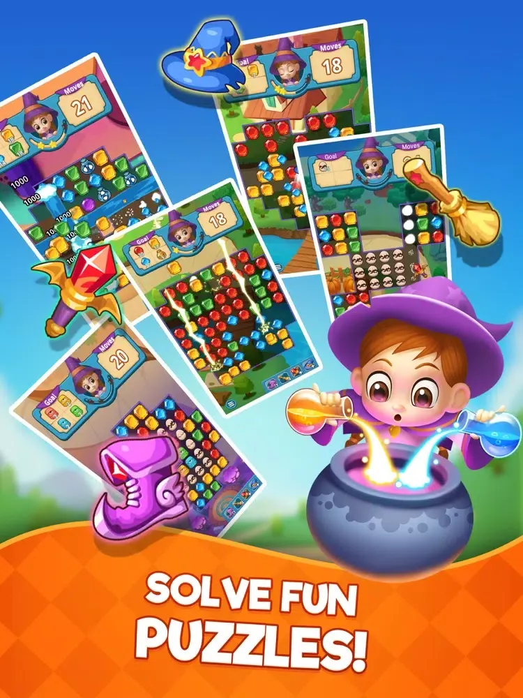 Jewel Witch Tale iPad  Screenshots