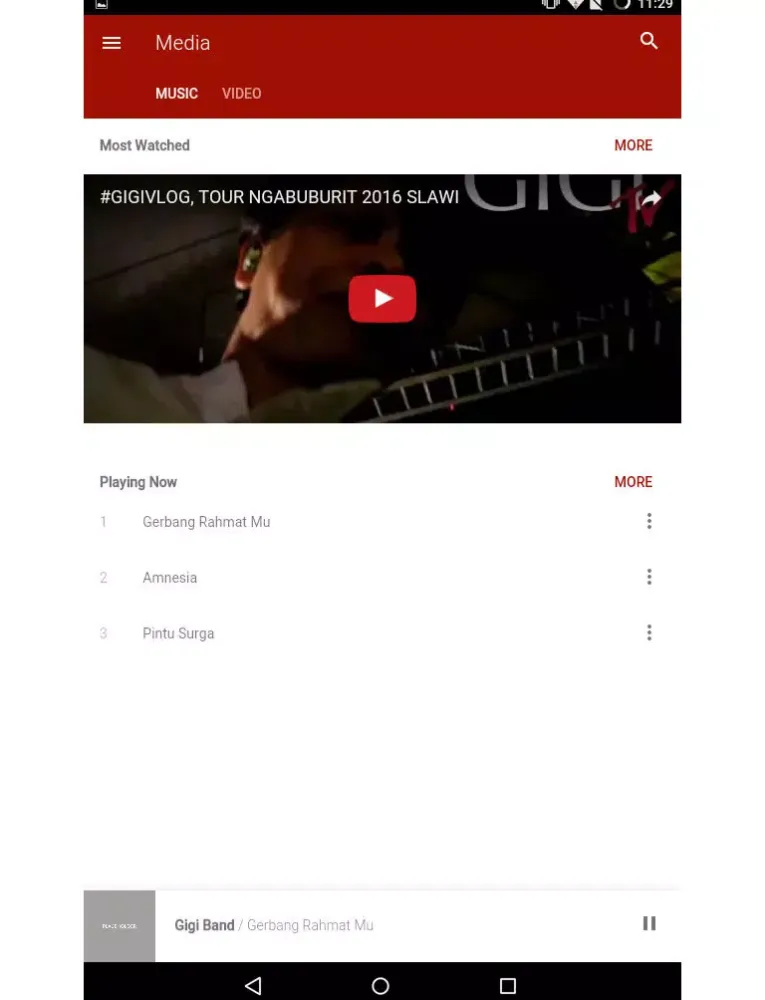 GIGI Band Mobile iPad  سکرین شاٹس
