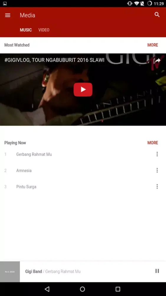 GIGI Band Mobile سکرین شاٹس
