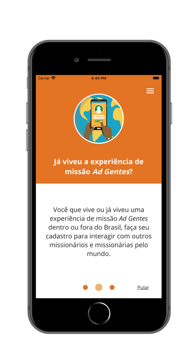 Captures d'écran de App Missionário Ad Gentes
