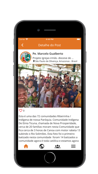 Captures d'écran de App Missionário Ad Gentes