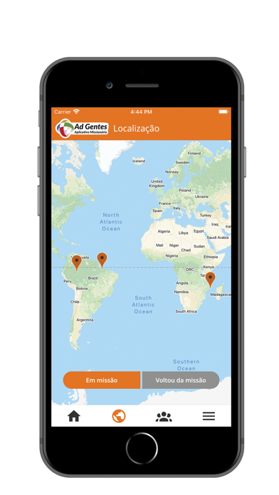 Captures d'écran de App Missionário Ad Gentes