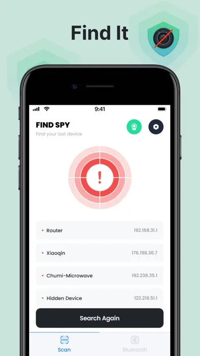 Скриншоты Find Spy: Devices Detector
