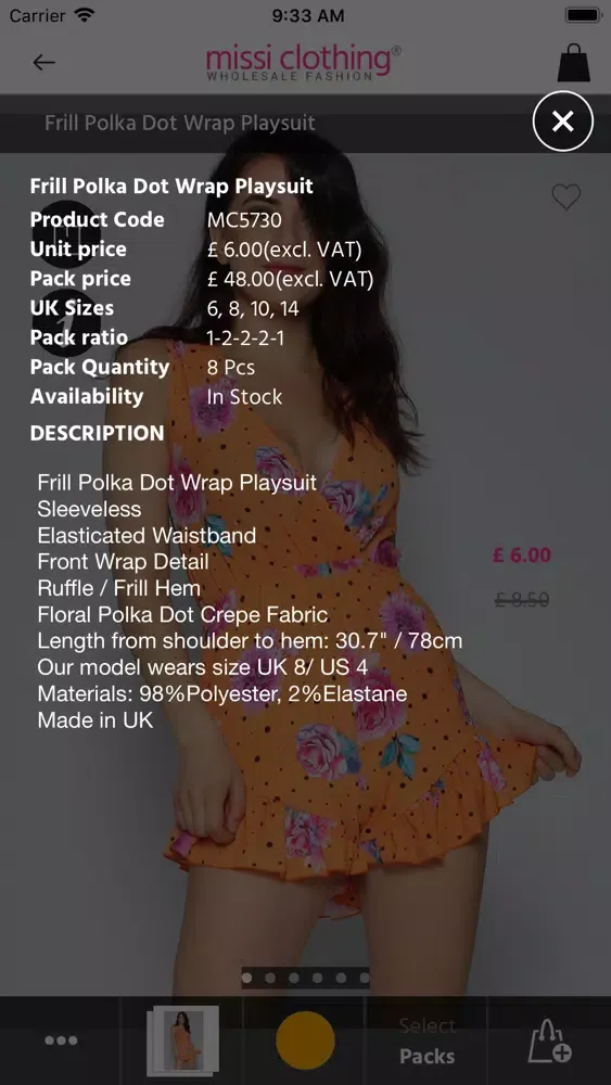 Captures d'écran de Missi Clothing
