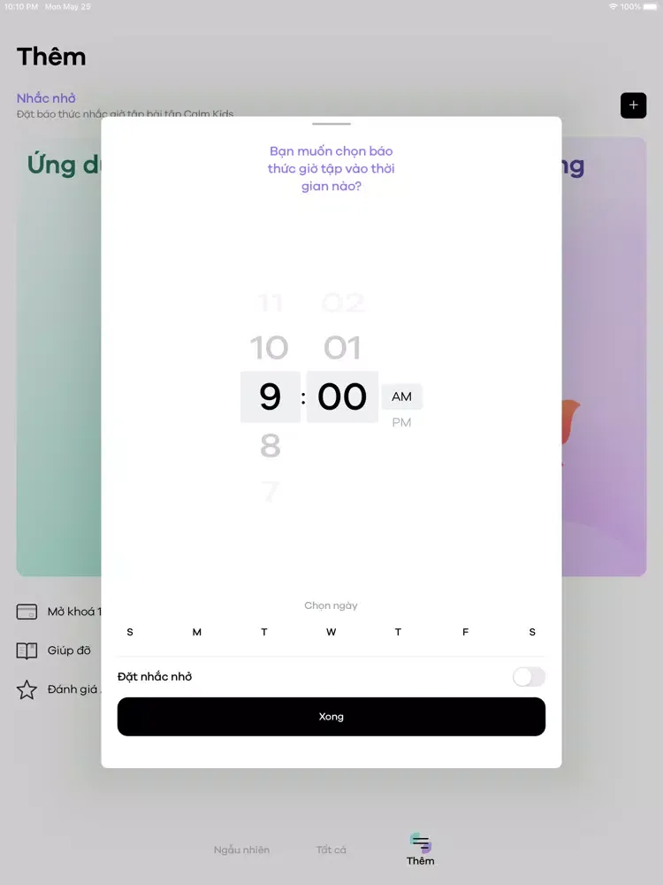 Calm Kids - Nâng đỡ Tâm trí Bé iPad 应用截图