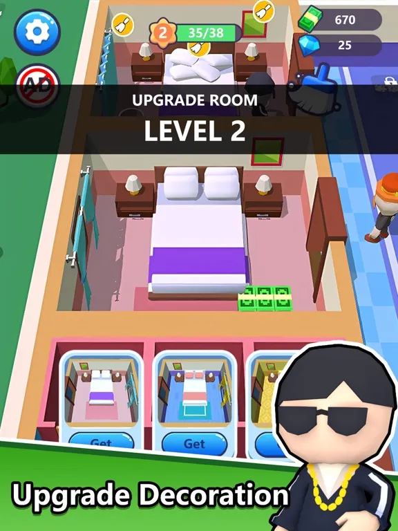 Скриншоты Cleaning Missions-Super Hotel iPad 
