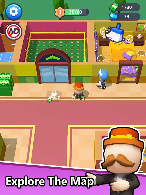 Скриншоты Cleaning Missions-Super Hotel iPad 