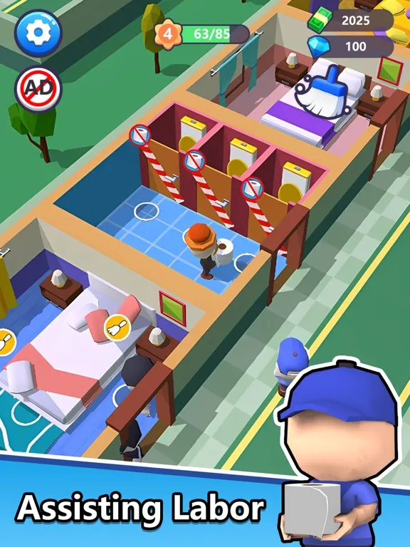 Скриншоты Cleaning Missions-Super Hotel iPad 