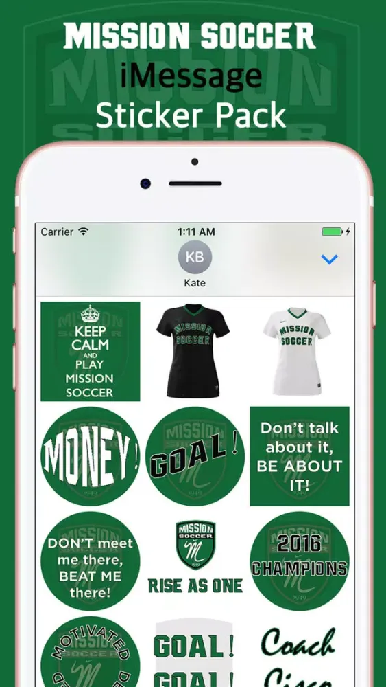 Capturas de tela do Mission Soccer Stickers