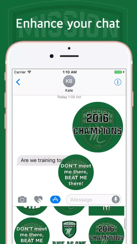 Capturas de tela do Mission Soccer Stickers