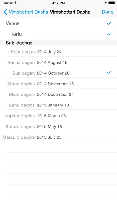 Ảnh chụp màn hình của Jyotish Dashboard™