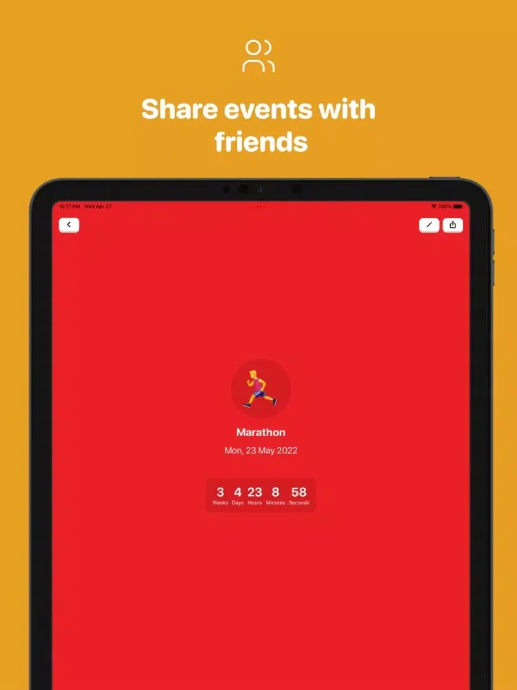 Screenshot di Countdown • Day Counter iPad 