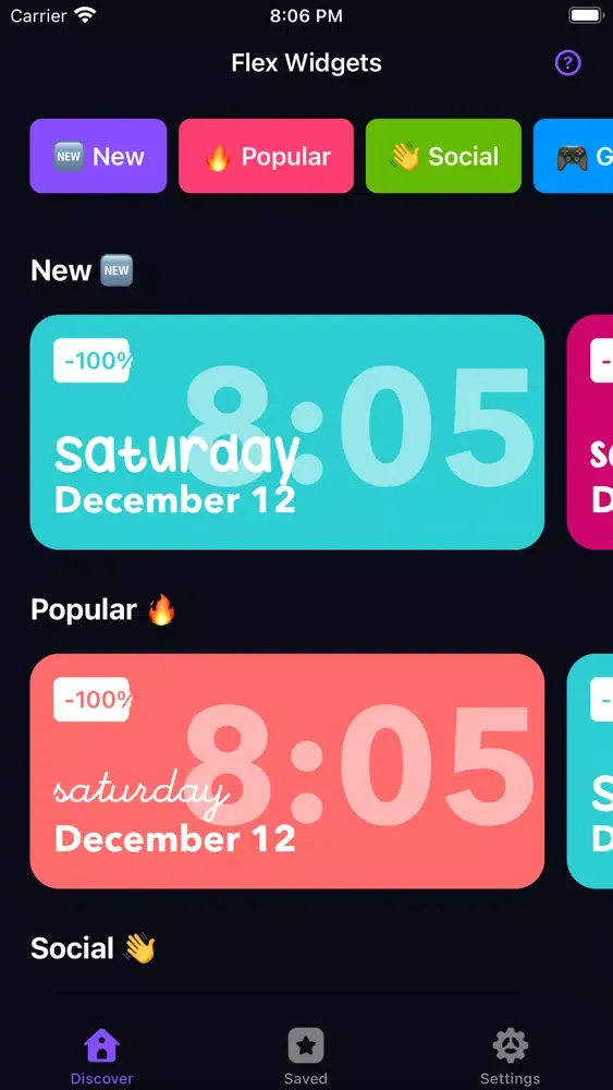 Flex Widgets - Custom Widgets Screenshots