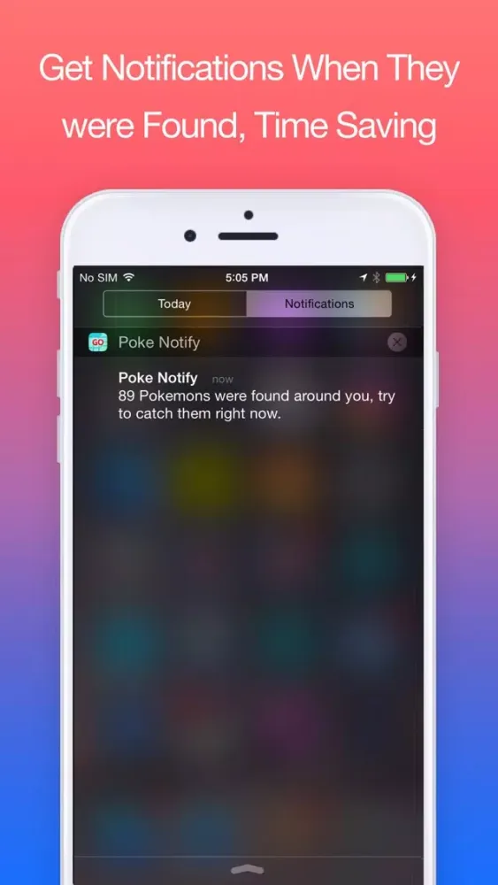 Capturas de tela do Poke Notify - Browse Nearby Location on the Map for Pokemon GO