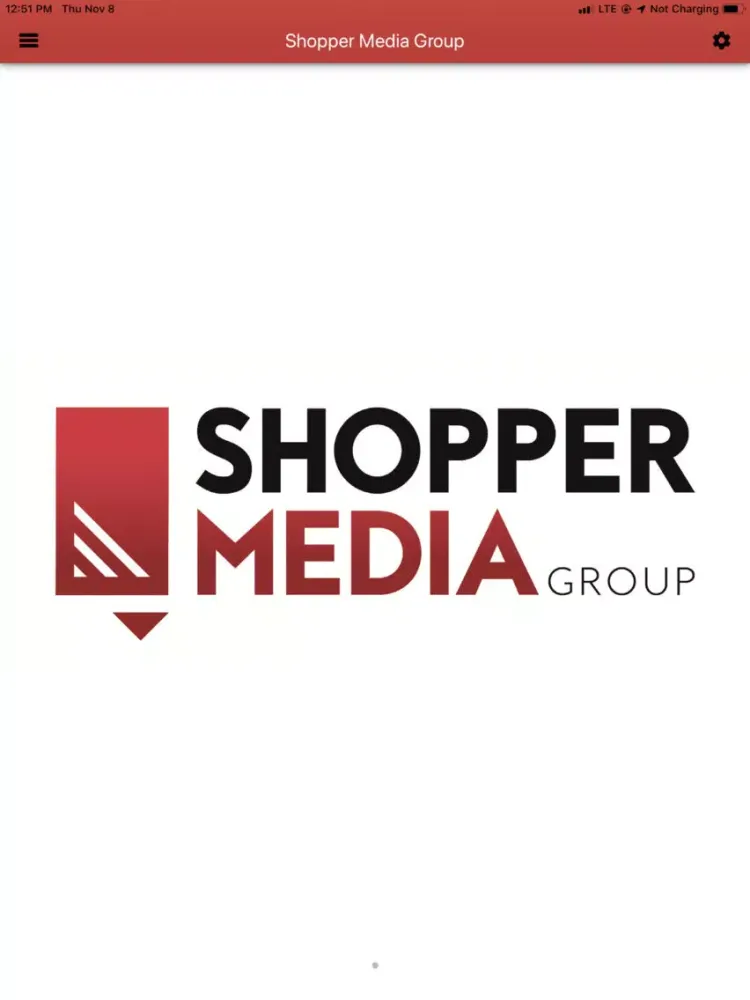 Tangkapan layar Shopper Media Group iPad 