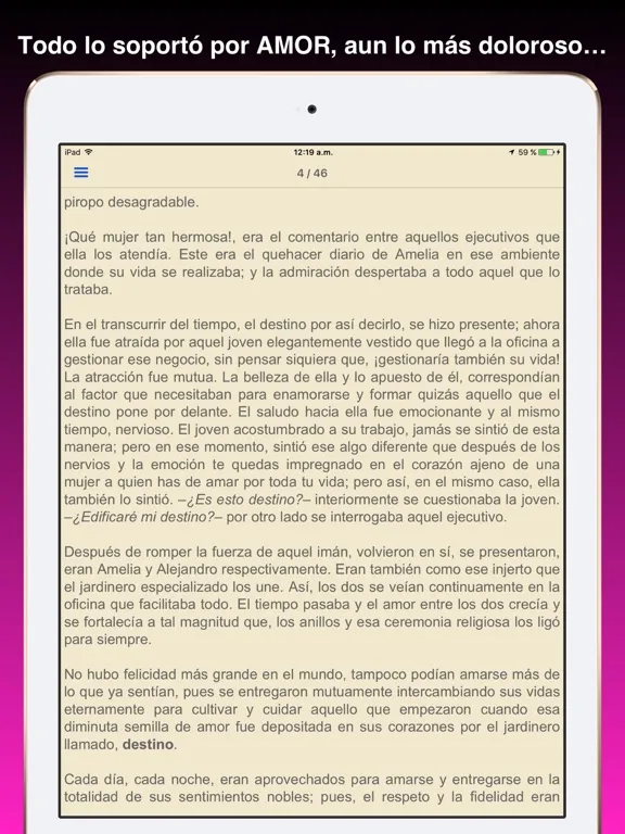 Amelia y las sillas vacías iPad Screenshots