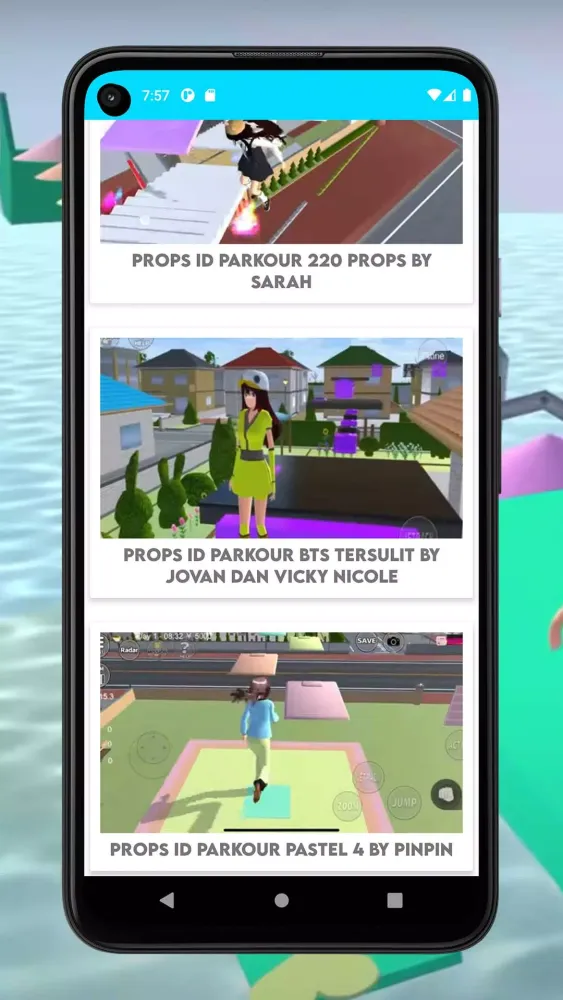 Capturas de tela do Parkour Aesthetic ID for SSS
