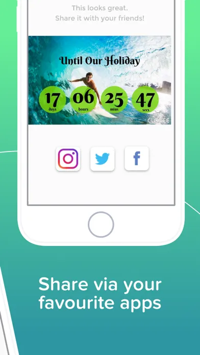 ภาพหน้าจอของ Cloxee - Countdown Widget