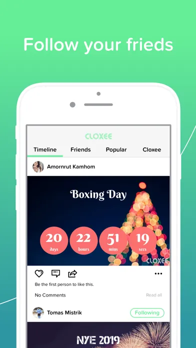 ภาพหน้าจอของ Cloxee - Countdown Widget
