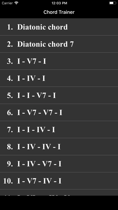 تصاویر Chord Trainer - various key