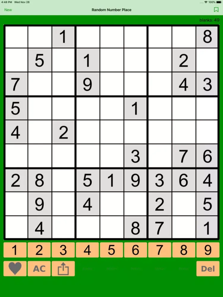 Capturas de tela do Random Number Place iPad 