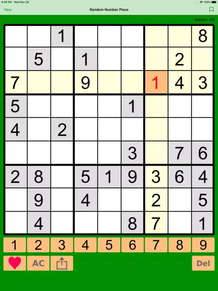 Capturas de tela do Random Number Place iPad 