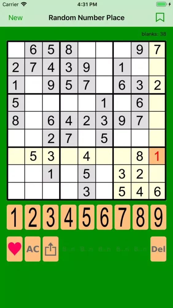 Capturas de tela do Random Number Place