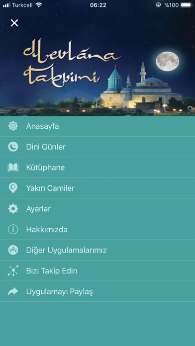 Screenshot di Namaz Vakti Mevlana Takvimi