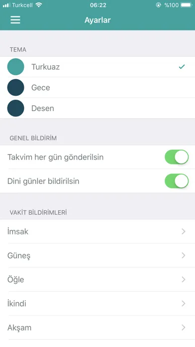 Screenshot di Namaz Vakti Mevlana Takvimi