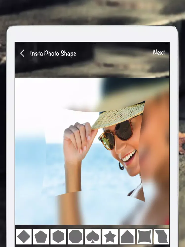 Insta Photo Shape iPad  スクリーンショット
