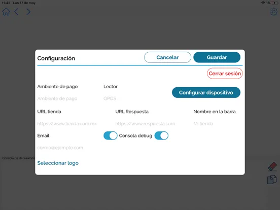 mCommerce2mPos iPad  Screenshots