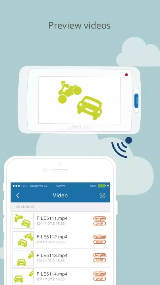 Magellan MiVue App應用截圖
