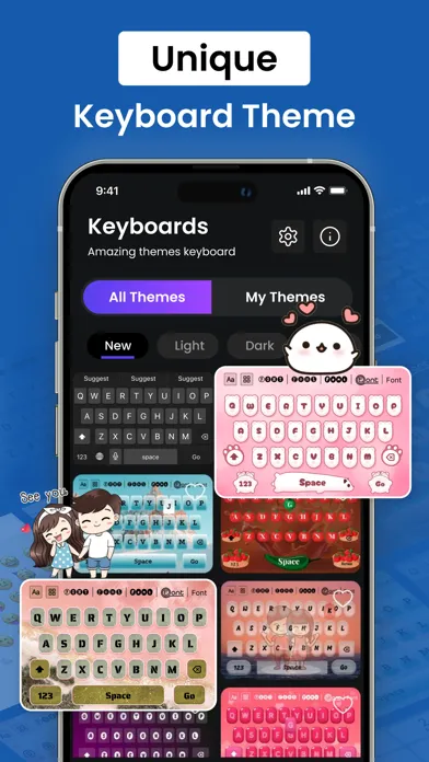 تصاویر Keyboard fonts: Font Changer