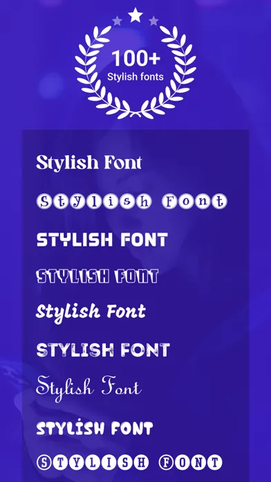تصاویر Keyboard fonts: Font Changer